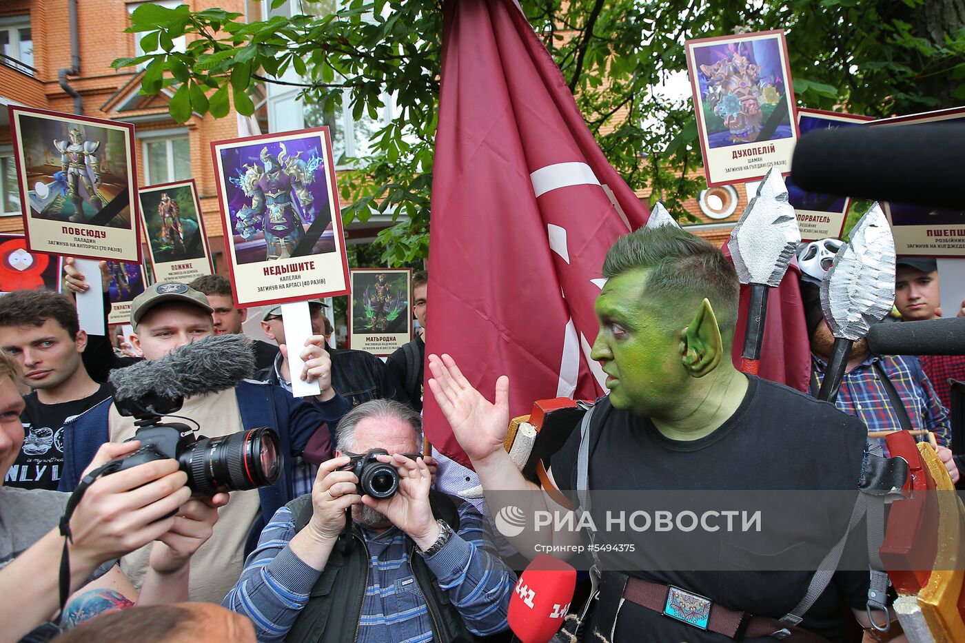 Акция "Бессмертный полк" на Украине