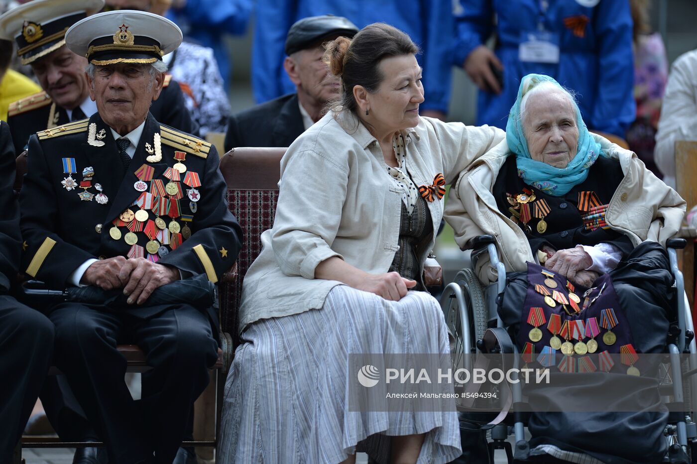 Празднование Дня Победы в городах России