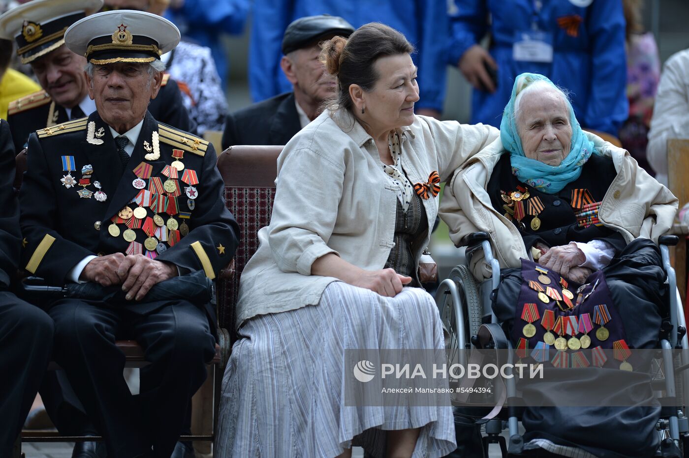 Празднование Дня Победы в городах России