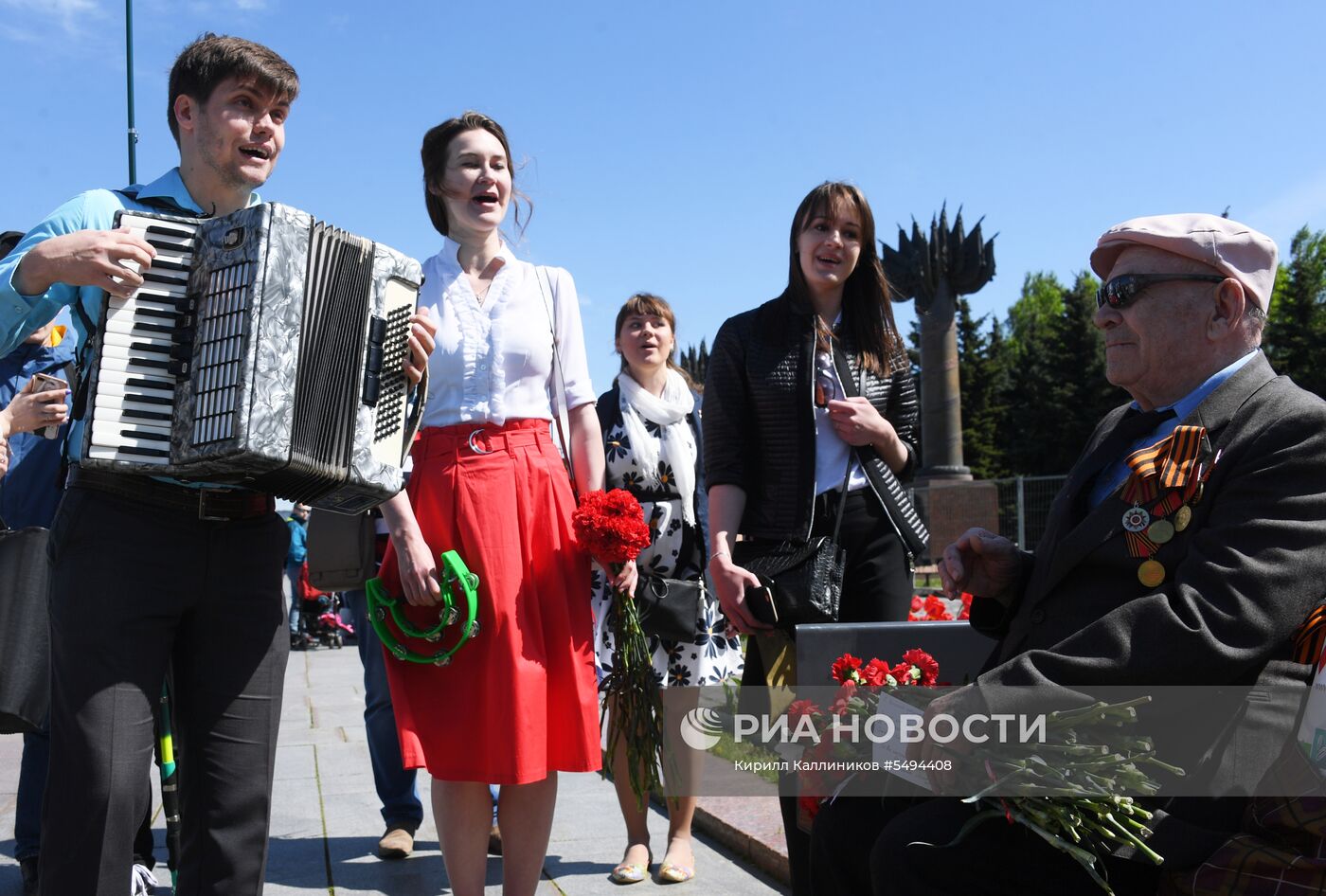 Празднование Дня Победы в Москве