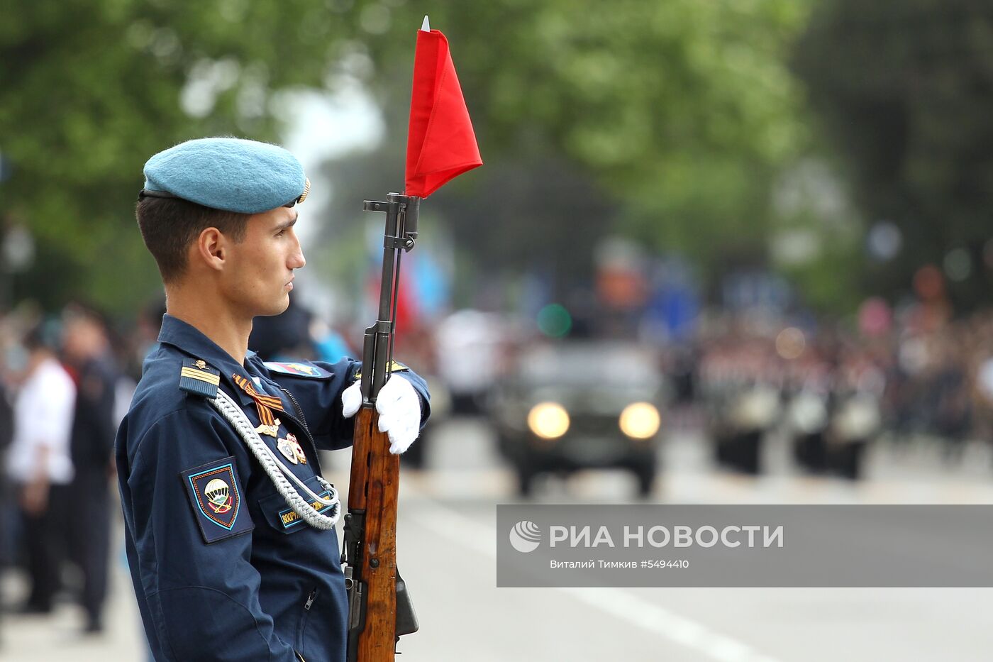 Празднование Дня Победы в городах России