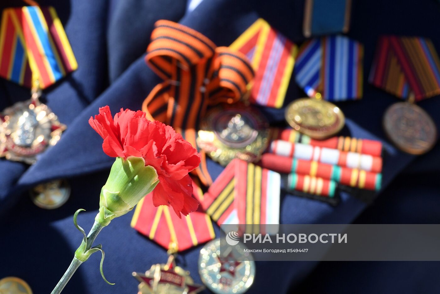 Празднование Дня Победы в городах России