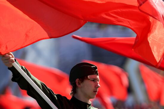 Празднование Дня Победы в городах России