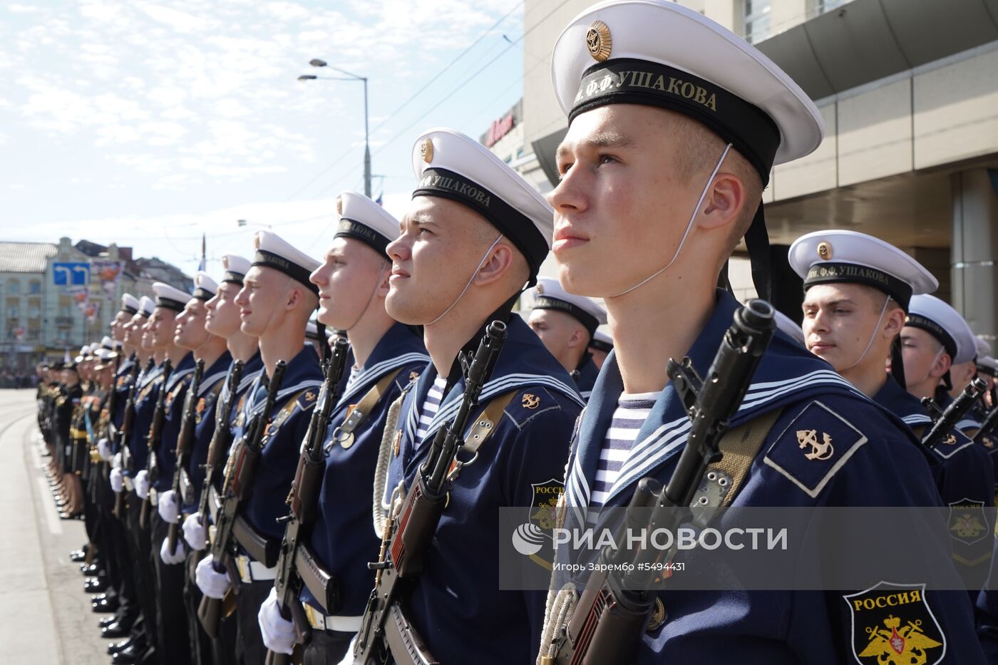 Празднование Дня Победы в городах России