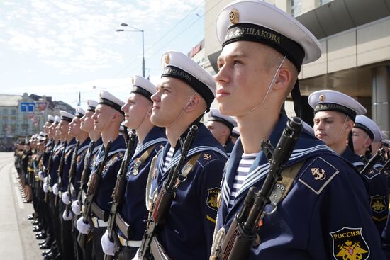 Празднование Дня Победы в городах России