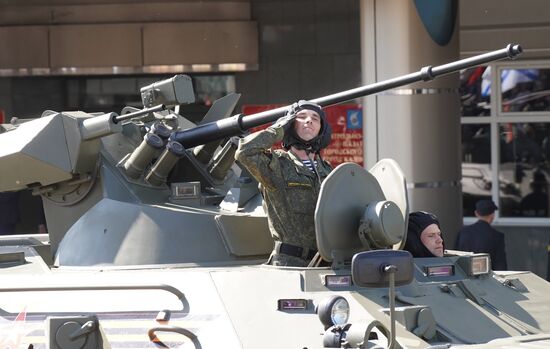 Празднование Дня Победы в городах России