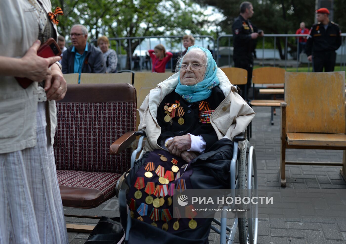 Празднование Дня Победы в городах России