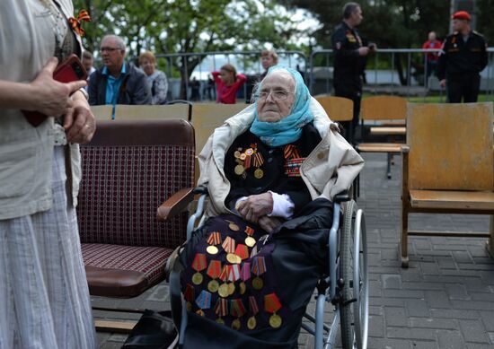 Празднование Дня Победы в городах России