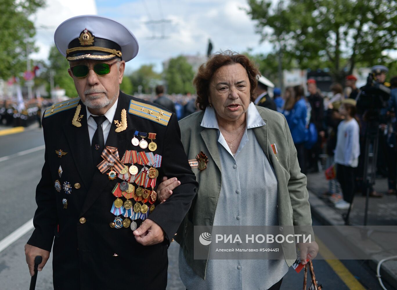 Празднование Дня Победы в городах России