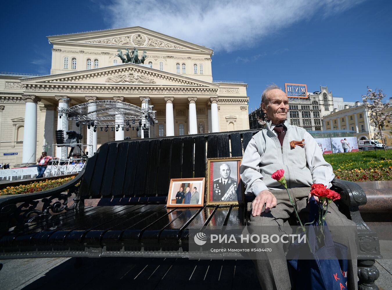 Празднование Дня Победы в Москве