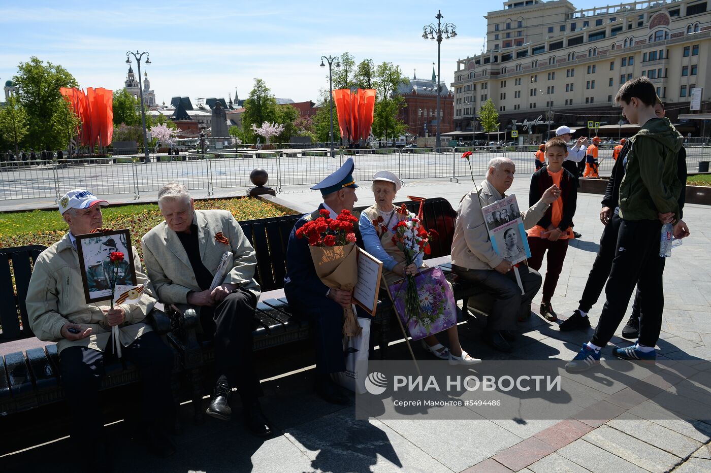 Празднование Дня Победы в Москве