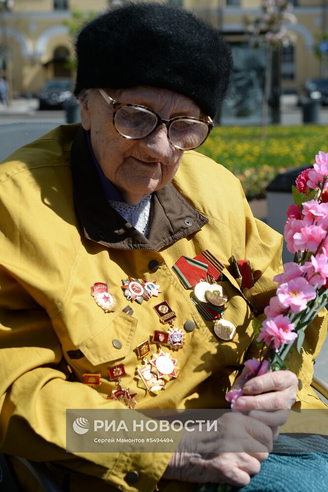 Празднование Дня Победы в Москве