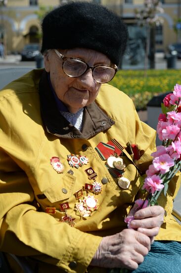 Празднование Дня Победы в Москве