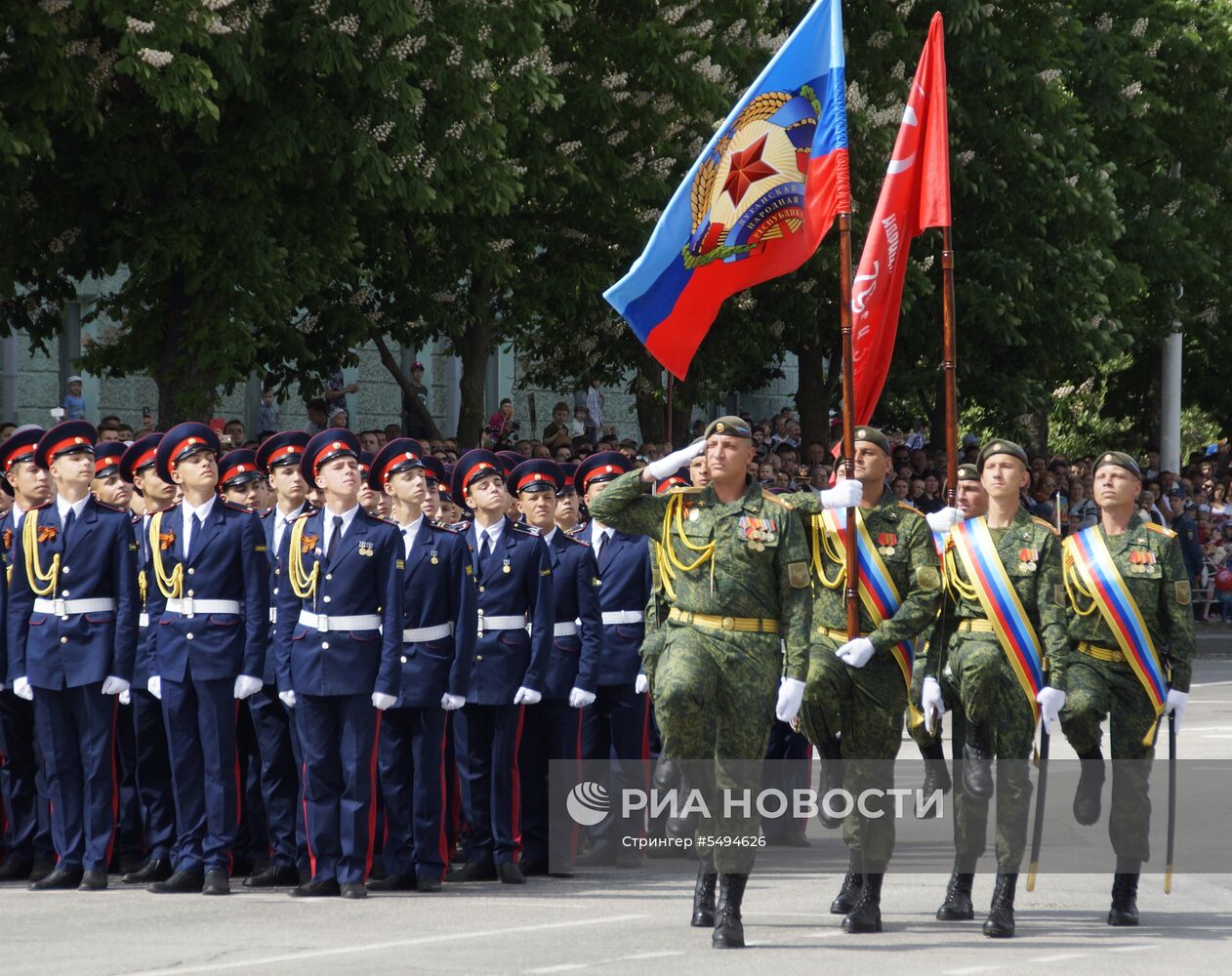 Празднование Дня Победы в Донбассе