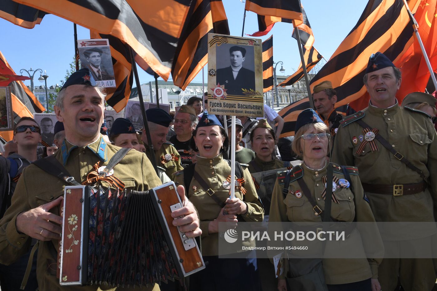 Празднование Дня Победы в Москве