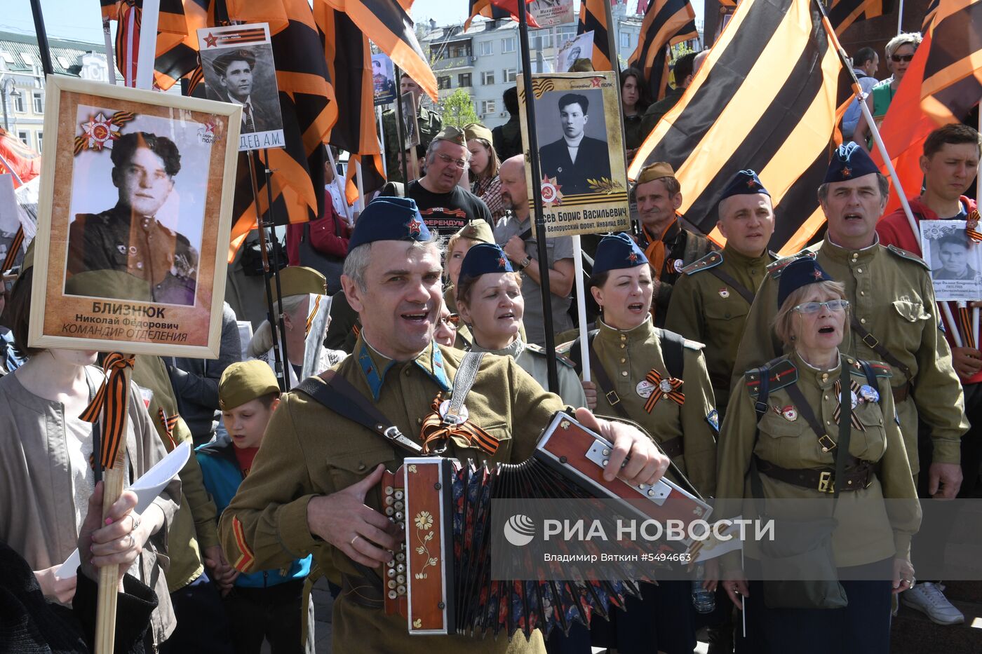 Празднование Дня Победы в Москве