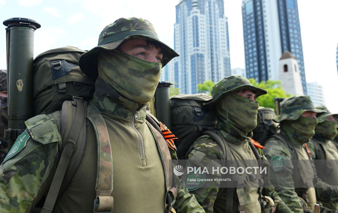 Празднование Дня Победы в городах России