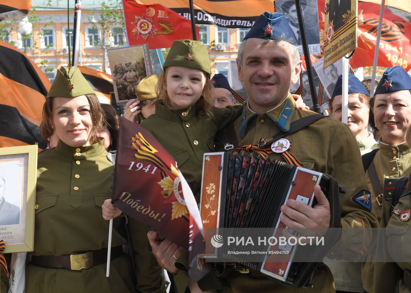 Празднование Дня Победы в Москве