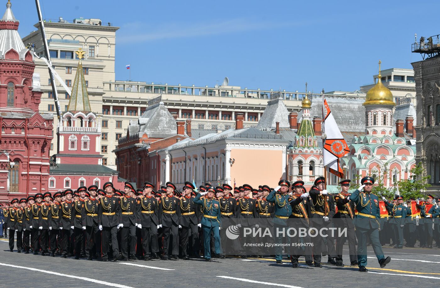 Военный парад, посвящённый 73-й годовщине Победы в ВОВ