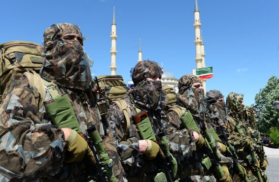 Празднование Дня Победы в городах России