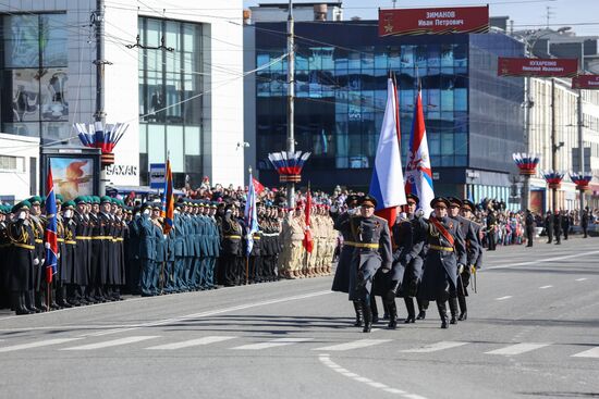 Празднование Дня Победы в городах России