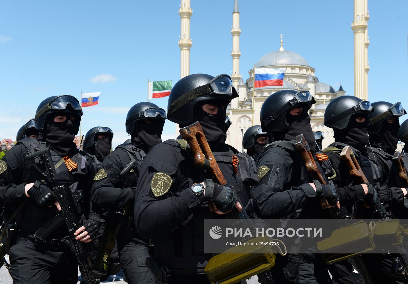 Празднование Дня Победы в городах России