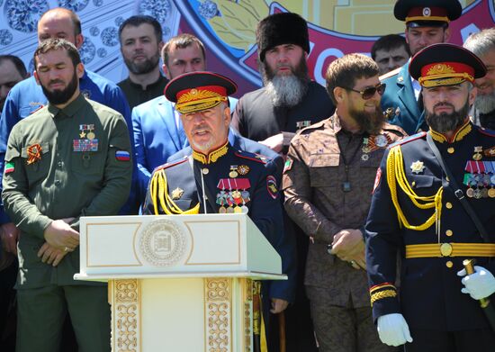 Празднование Дня Победы в городах России