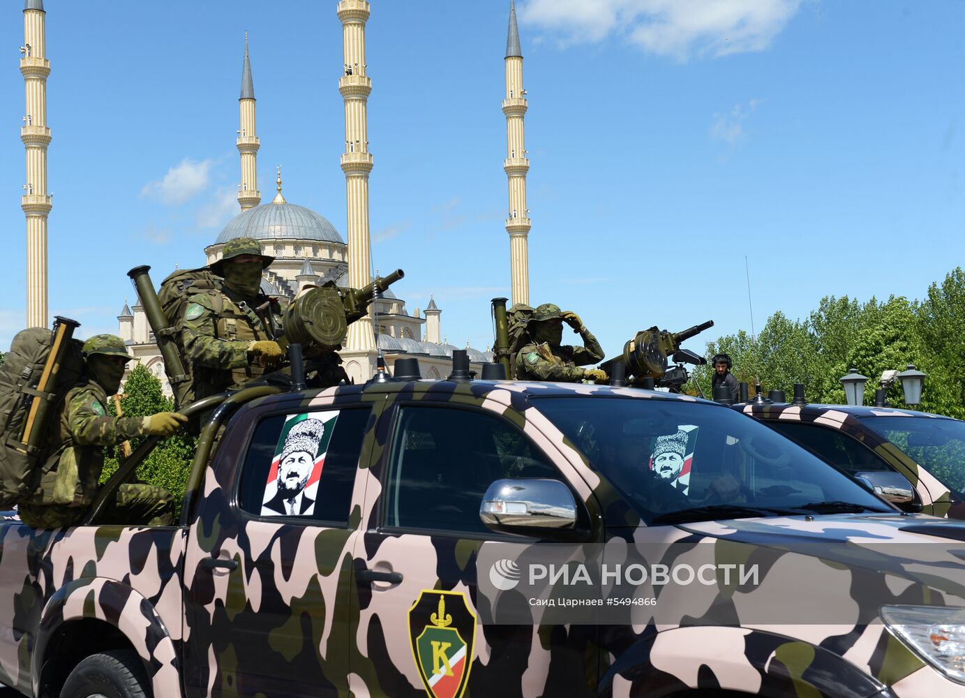 Празднование Дня Победы в городах России