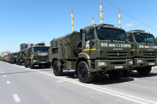 Празднование Дня Победы в городах России