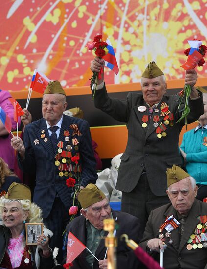 Акция "Бессмертный полк" в Москве