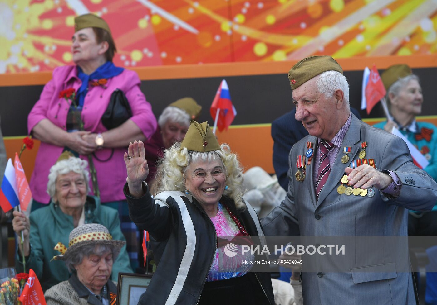 Акция "Бессмертный полк" в Москве