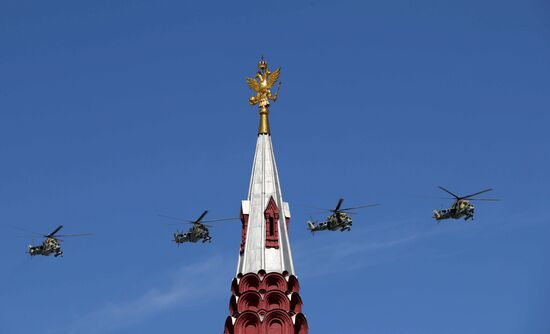 Военный парад, посвящённый 73-й годовщине Победы в ВОВ