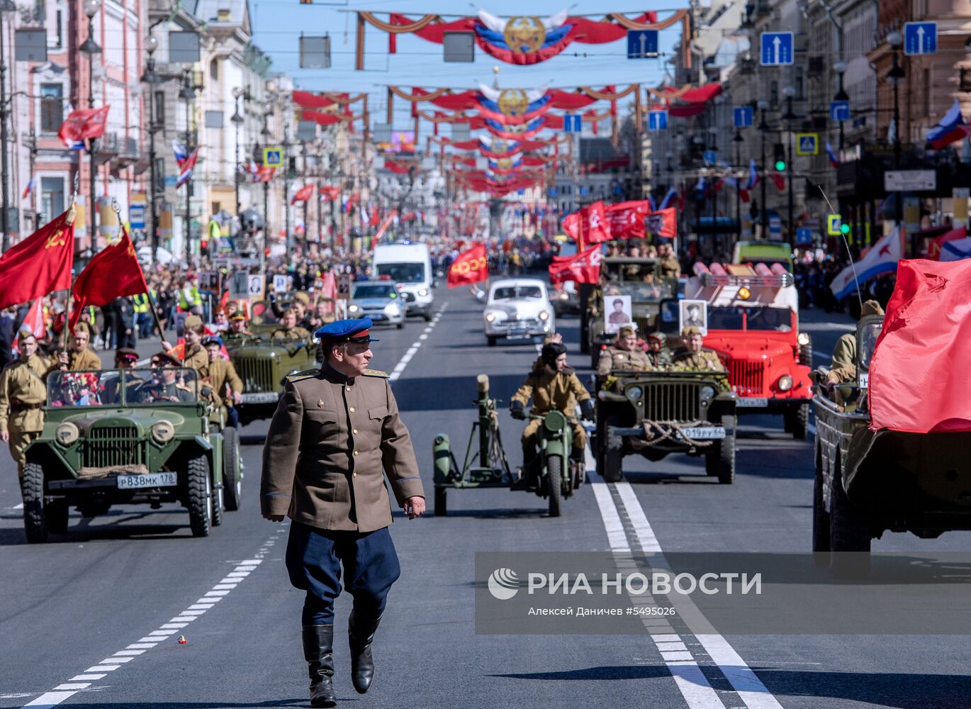 Акция "Бессмертный полк" в городах России