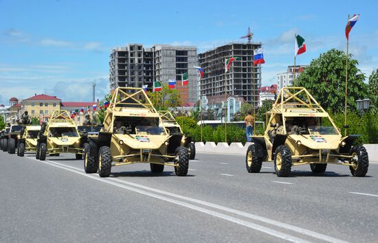 Празднование Дня Победы в городах России