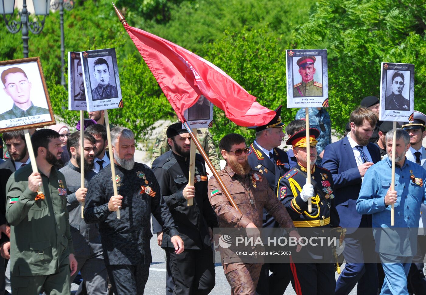 Акция "Бессмертный полк" в городах России