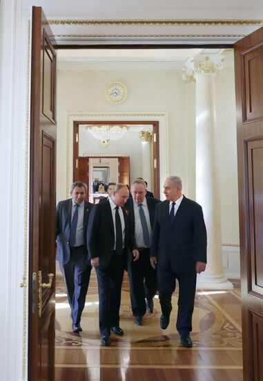 Встреча президента РФ В. Путина с премьер-министром Израиля Б. Нетаньяху