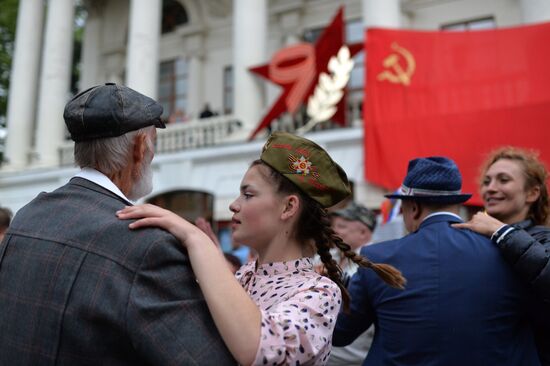 Празднование Дня Победы в городах России 