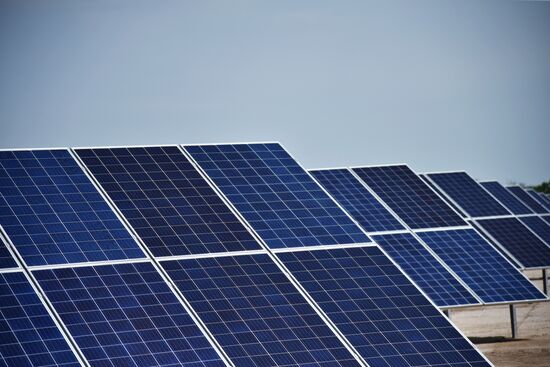 Открытие солнечной электростанции во Львовской области