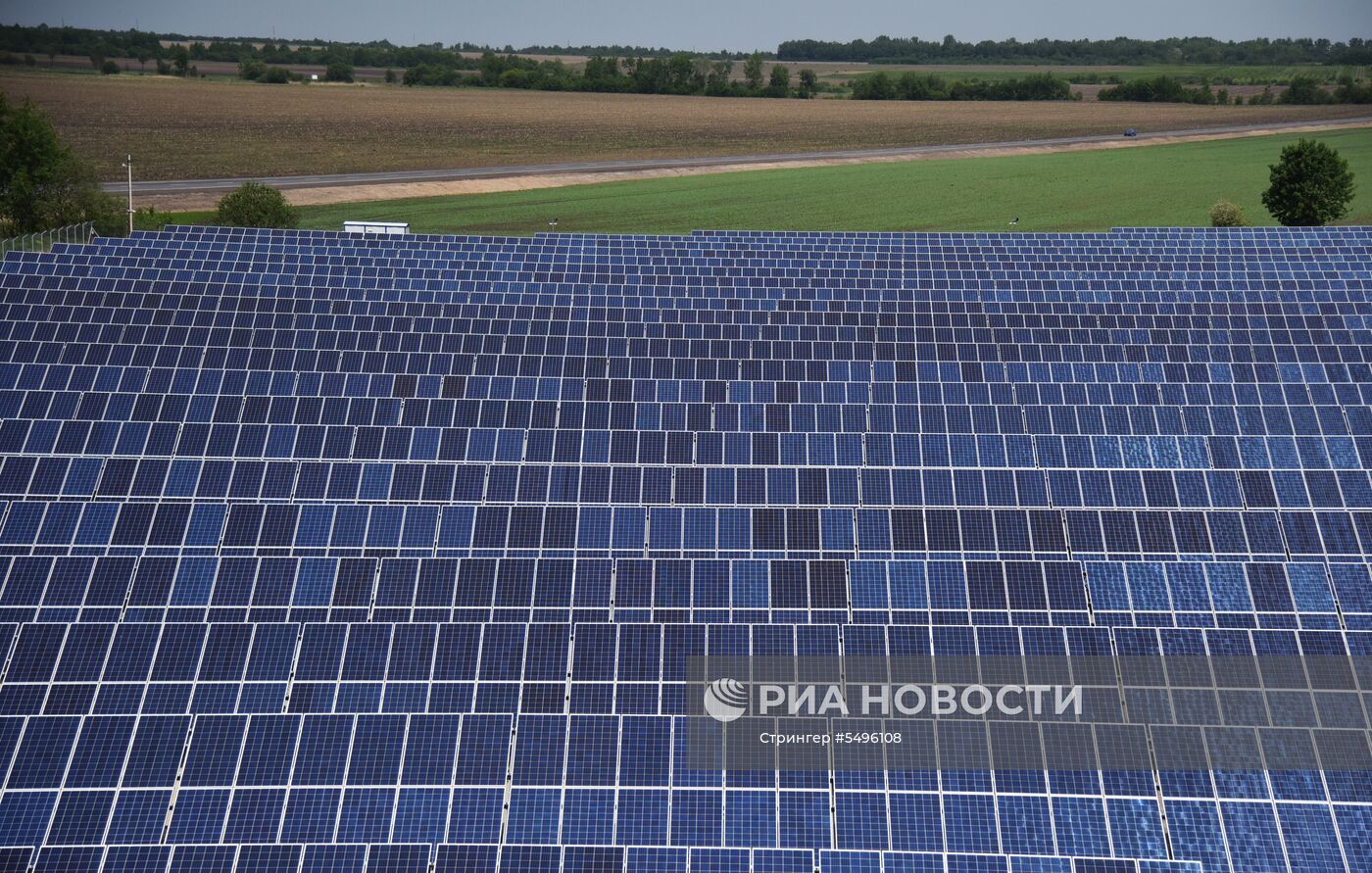 Открытие солнечной электростанции во Львовской области