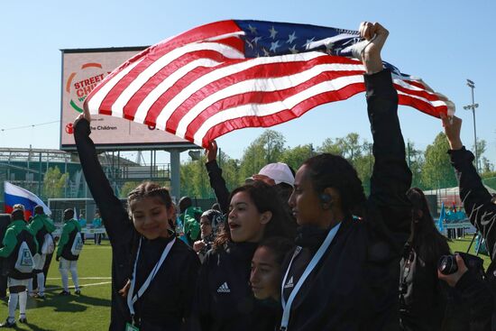 Открытие международного турнира по футболу среди детей-сирот "Будущее зависит от тебя!"