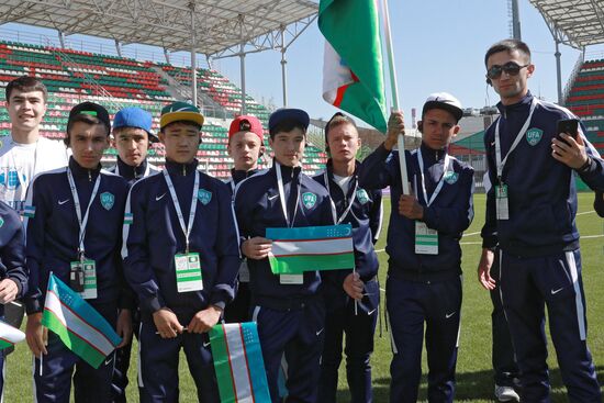 Открытие международного турнира по футболу среди детей-сирот "Будущее зависит от тебя!"