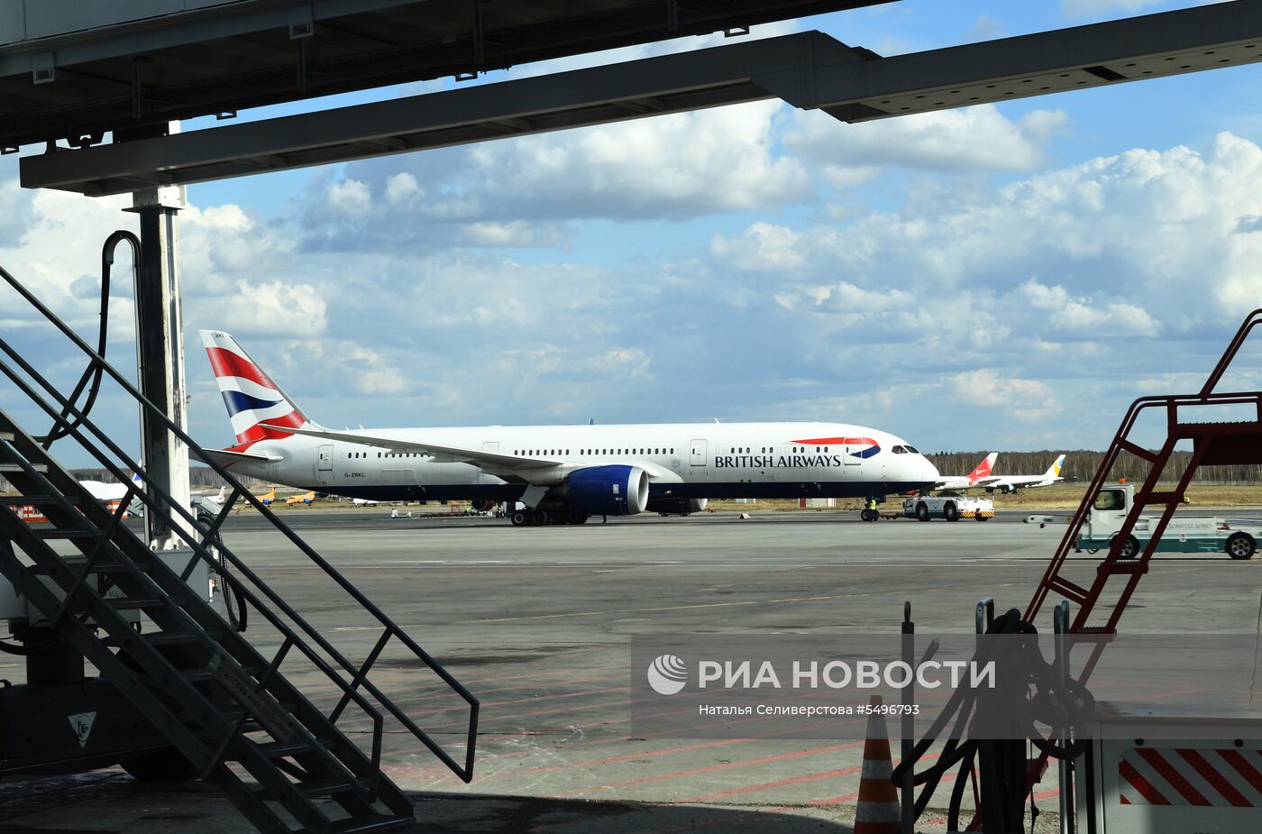 Самолет авиакомпании British airways