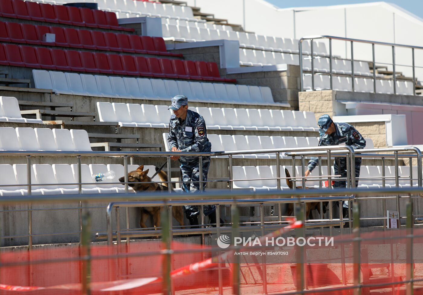 Соревнования кинологов в Белгородской области