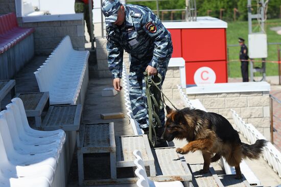 Соревнования кинологов в Белгородской области