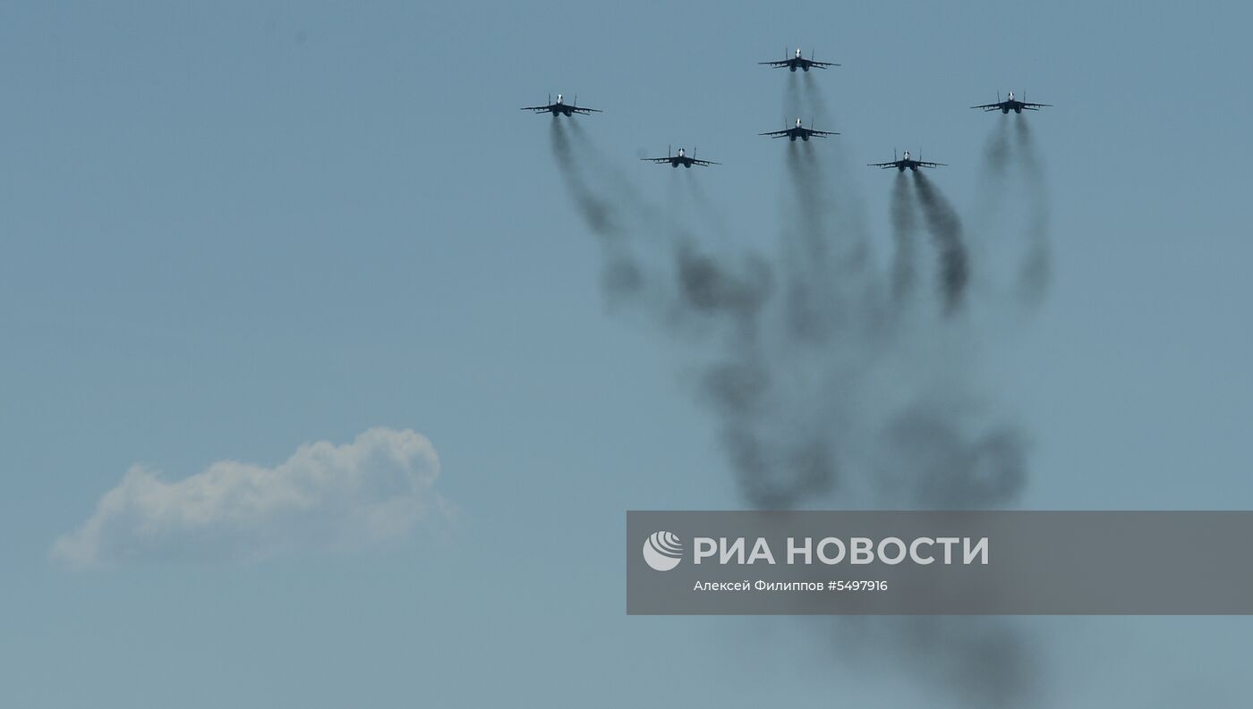 Празднование 80-летия Центра показа авиационной техники им. Кожедуба