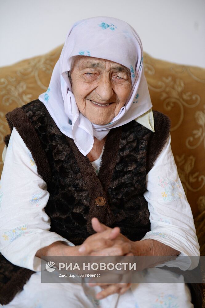 Долгожительница из Чечни 128-летняя Коку Истамбулова
