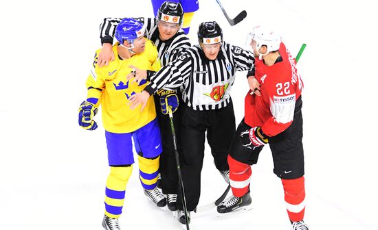 Хоккей. Чемпионат мира. Матч Швейцария - Швеция