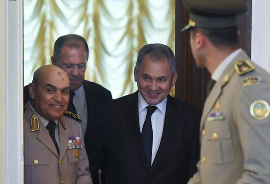 Переговоры глав минобороны и МИД России и Египта в формате "2+2"