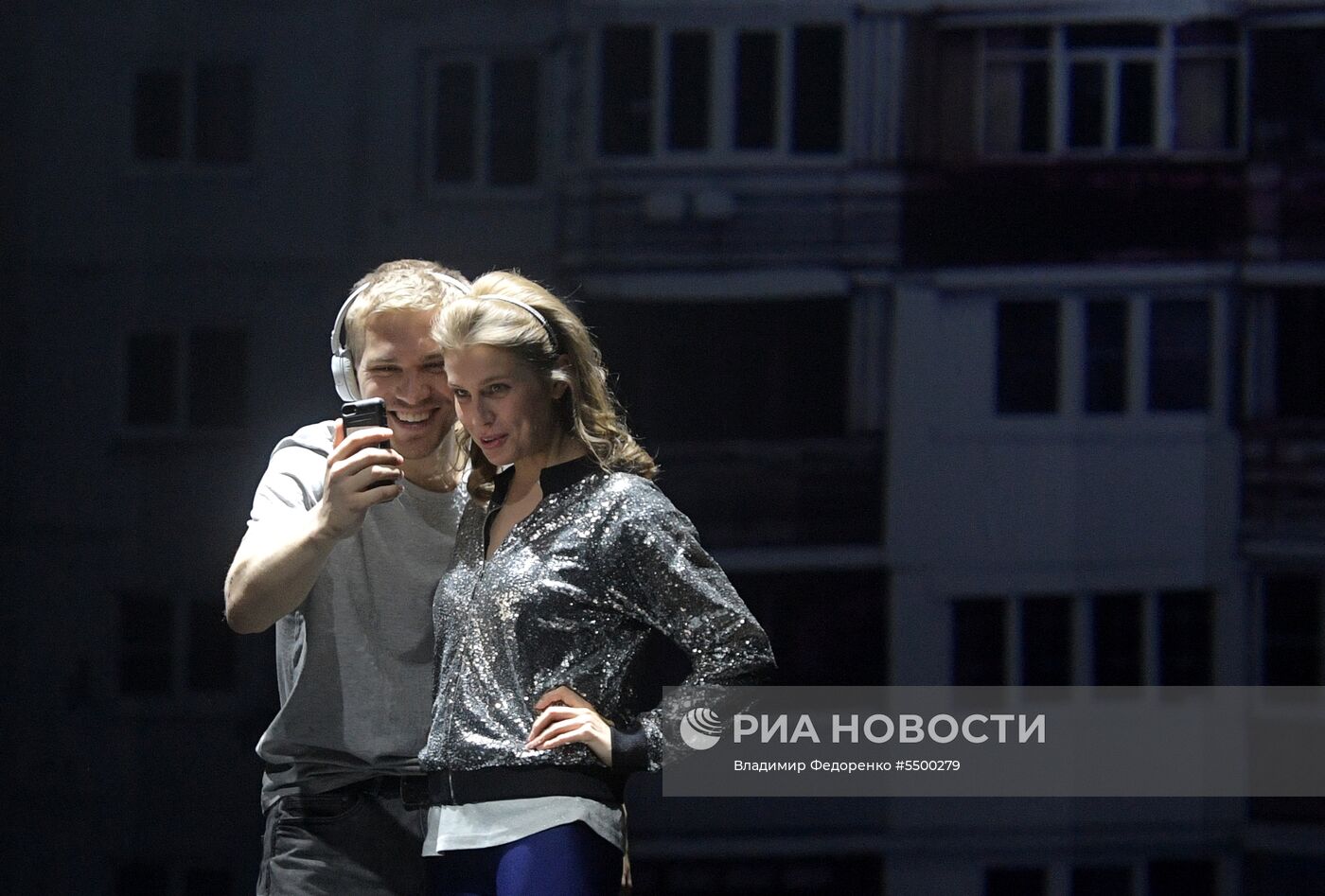 Показ спектакля "Текст" в театре им. Ермоловой