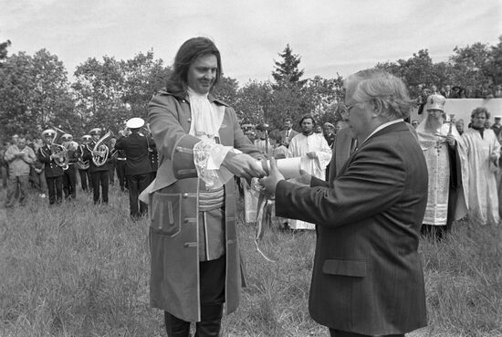 Церемония закладки нового морского порта Усть-Луга